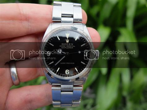 Rolex Explorer Precision Ref. 5500 Gilt Glossy Dial 